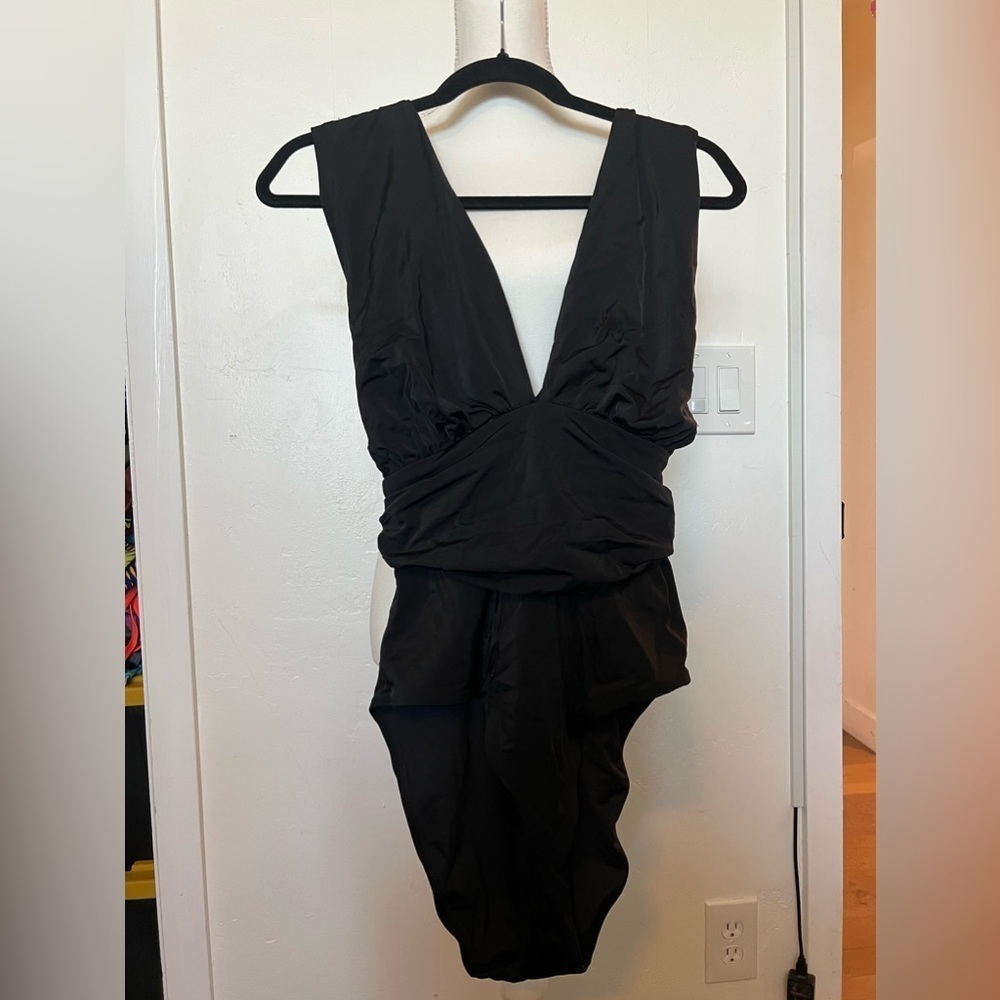 Chelsea28 Black One Piece Swimsuit